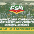 Lancement officiel  des Championnats scolaires et universitaires 2025-2026  ce vendredi 19 décembre à Kpalimé