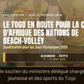 Le Togo en route vers le Championnat d&rsquo;Afrique de Beach-Volley 2026 avec le soutien du ministère délégué chargé de la Jeunesse et des Sports